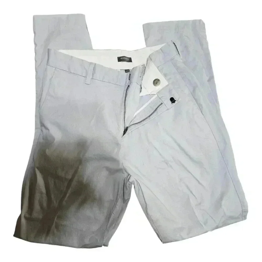 Mens light blue madison slim fit dress pants!